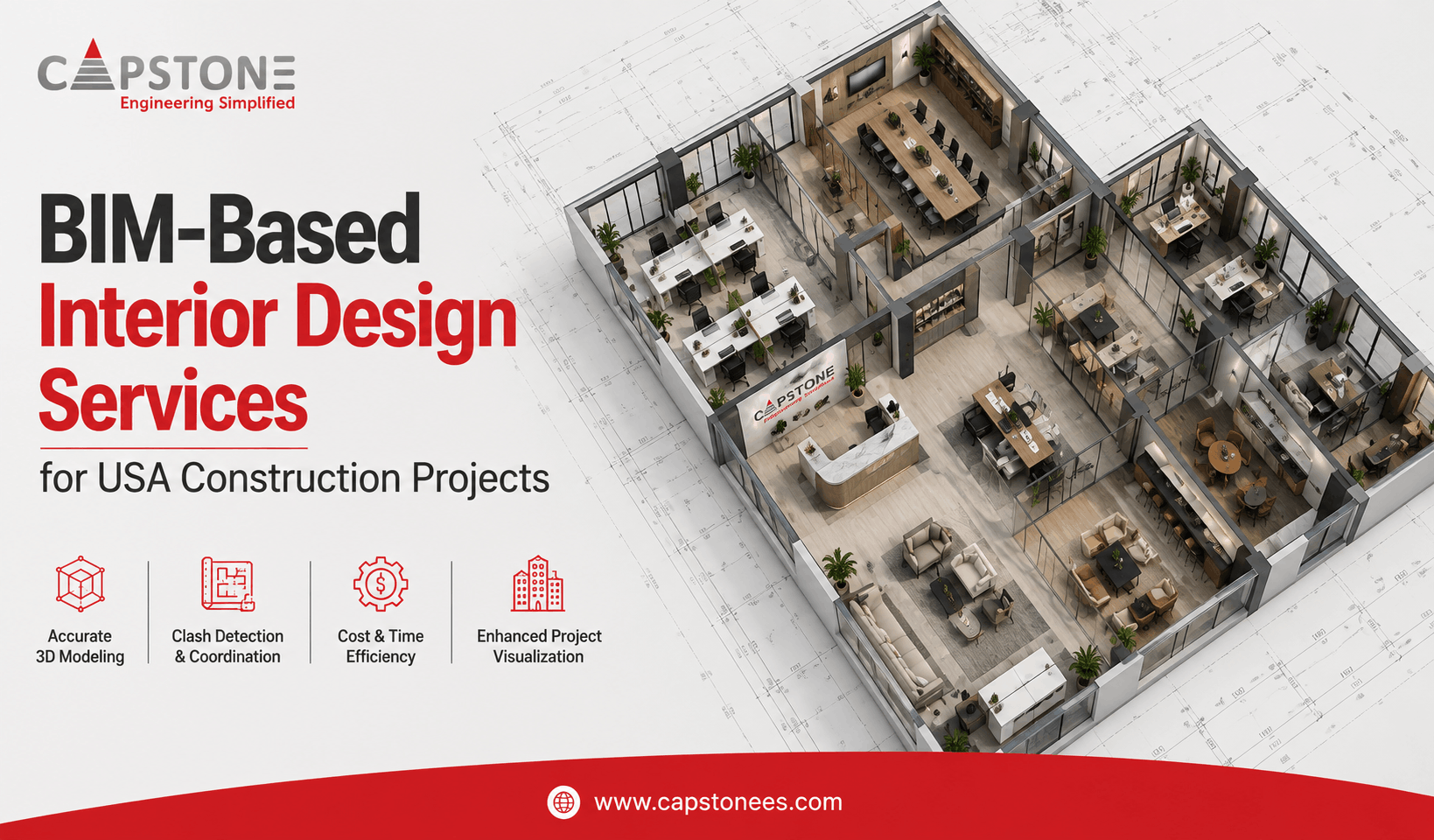 BIM-Based Interior Design Services for USA Construction Projects