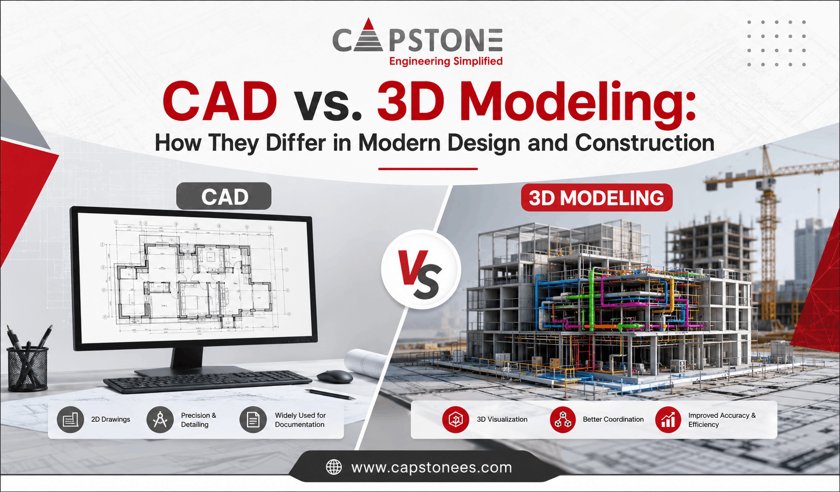 CAD vs. 3D Modeling: How They Differ in Modern Design and Construction